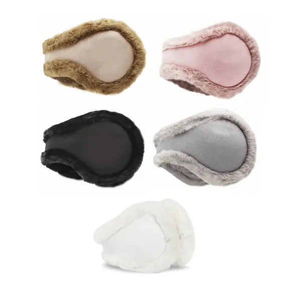 Winter Earmuffs with Plush Faux Fur Warmth