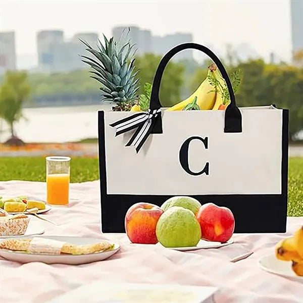 Portable Canvas Large-Capacity Shopping Bag