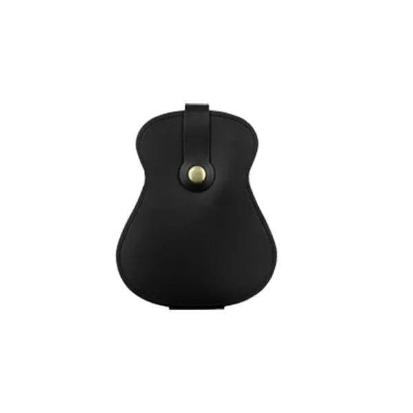 Mini Large Capacity Guitar Leather Embroidered Pick Bag