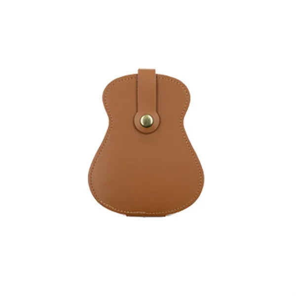 Mini Large Capacity Guitar Leather Embroidered Pick Bag