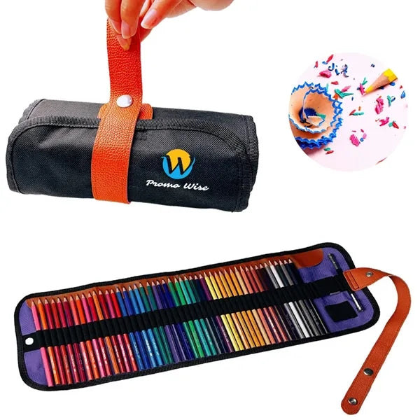 Oily 50-Color Water-Soluble Pencil Hand-Held Set