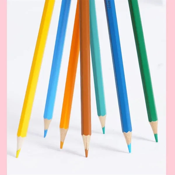 Oily 50-Color Water-Soluble Pencil Hand-Held Set