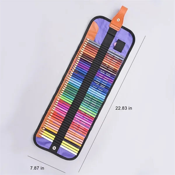 Oily 50-Color Water-Soluble Pencil Hand-Held Set