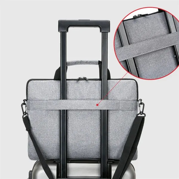 15 Inch Laptop Briefcase with Shoulder Strap