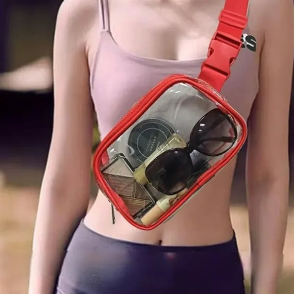 Clear Stadium Approved Fanny Pack with Adjustable Strap