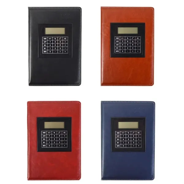 A4 Professional Planner Notebook with Integrated Calculator