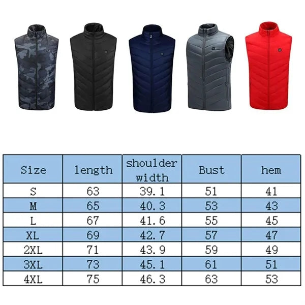 Heated Vest for Outdoor & Winter Comfort