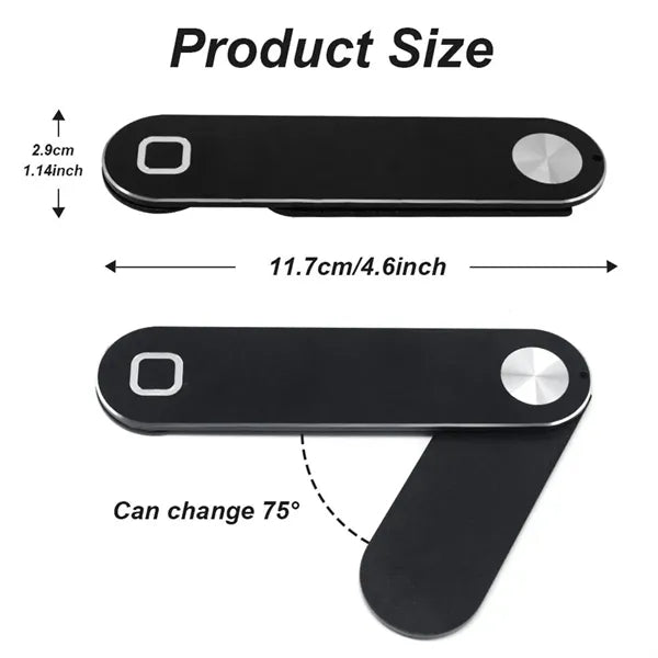 Portable Adjustable Magnetic Laptop Phone Holder