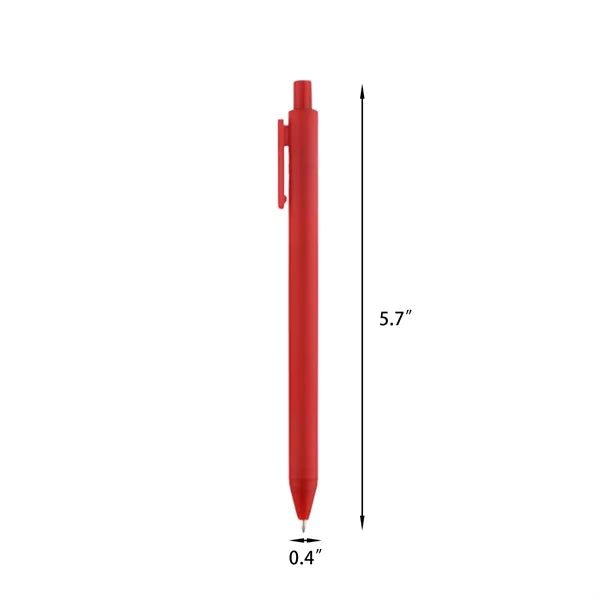Candy Color Plastic Click Pen