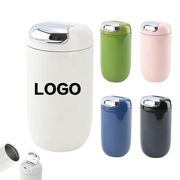 Retro Stainless Steel Portable Insulated Coffee Cup