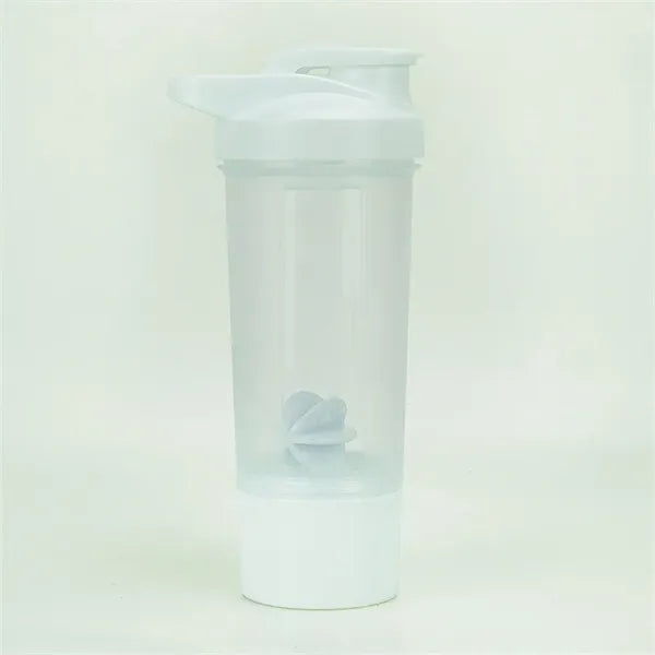 20oz Shaker Bottle with 1 attachable storage