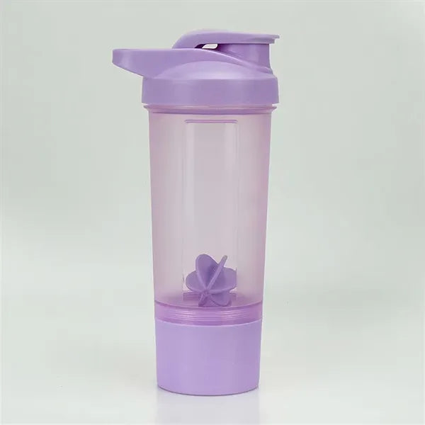 20oz Shaker Bottle with 1 attachable storage