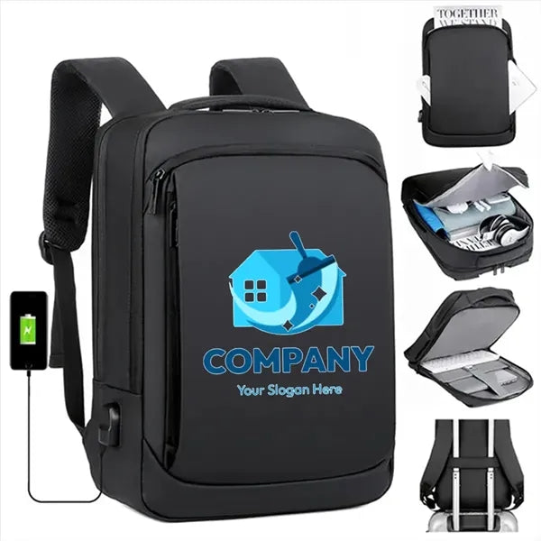 Water-Resistant Travel Laptop Backpack