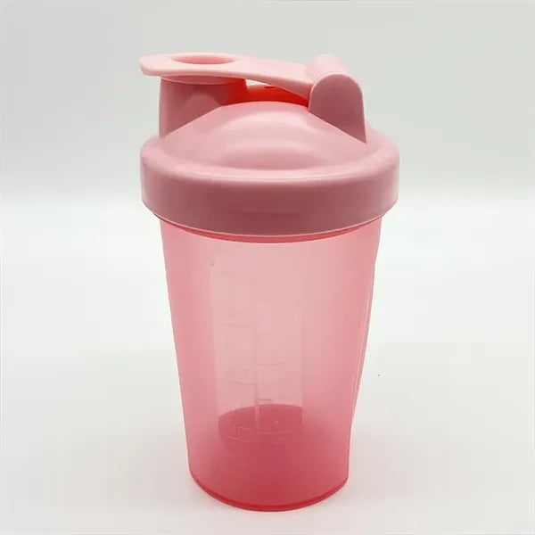 16.5oz Shaker Bottle Protein Shakes with Whisk Ball