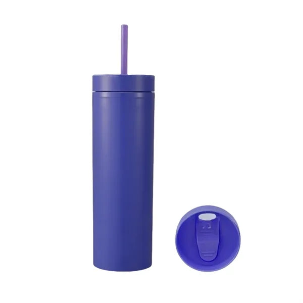 16oz Matte Straight Straw Cup