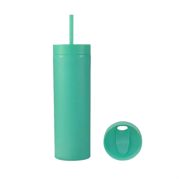16oz Matte Straight Straw Cup