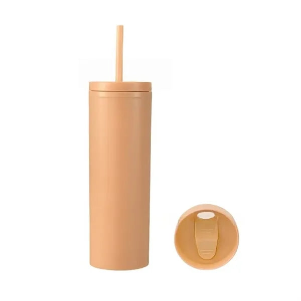 16oz Matte Straight Straw Cup
