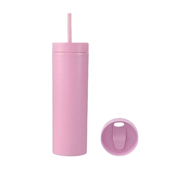 16oz Matte Straight Straw Cup