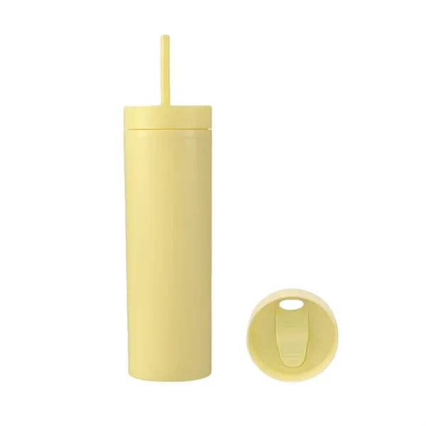 16oz Matte Straight Straw Cup