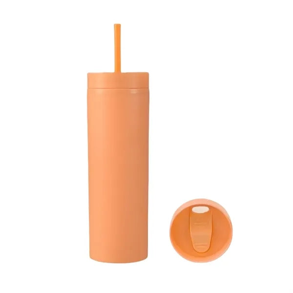 16oz Matte Straight Straw Cup