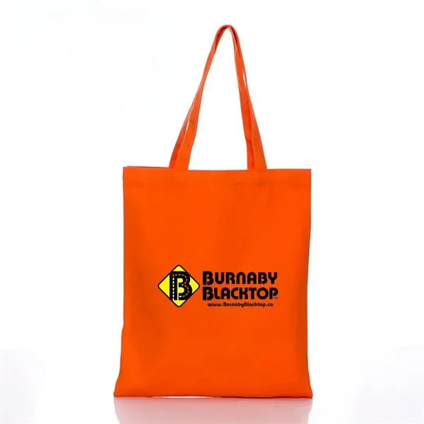 Recycled Cotton Canvas Bag, Custom Logo, Souvenir Gift