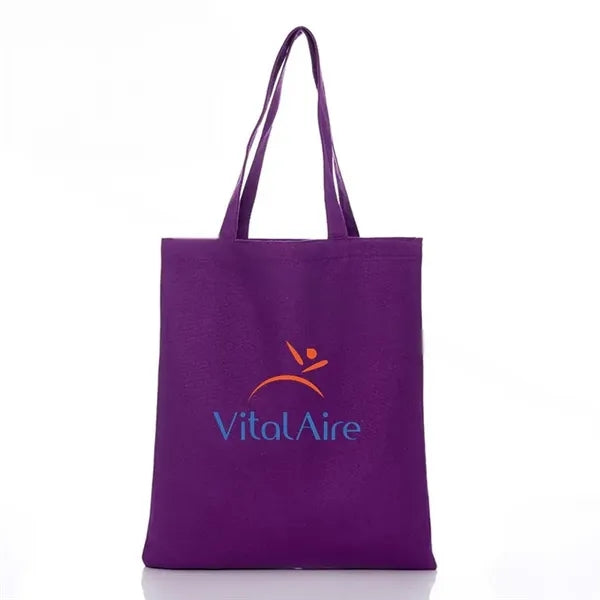 Recycled Cotton Canvas Bag, Custom Logo, Souvenir Gift
