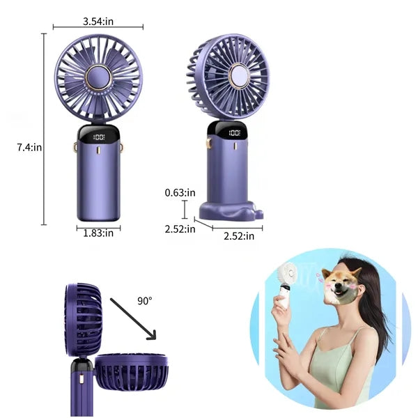 Portable Handheld Multi - functional Type - C Mini Fan
