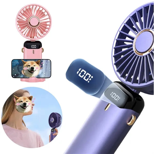 Portable Handheld Multi - functional Type - C Mini Fan