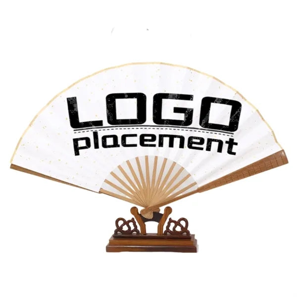 Folding Rice Paper Handheld Fan