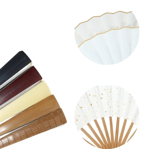 Folding Rice Paper Handheld Fan