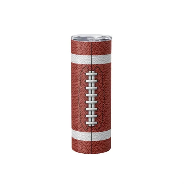 20oz Sports-Themed Stainless Steel Insulated Tumbler