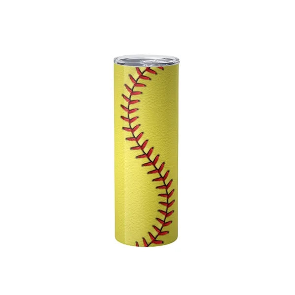 20oz Sports-Themed Stainless Steel Insulated Tumbler