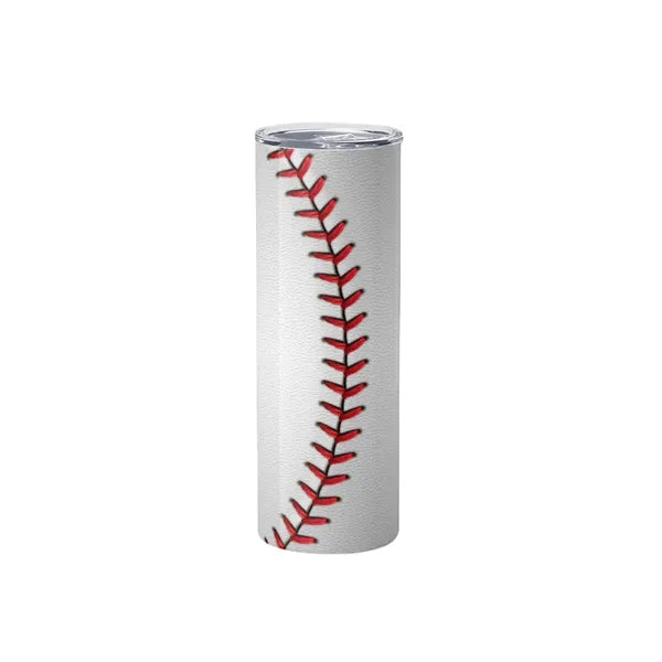 20oz Sports-Themed Stainless Steel Insulated Tumbler