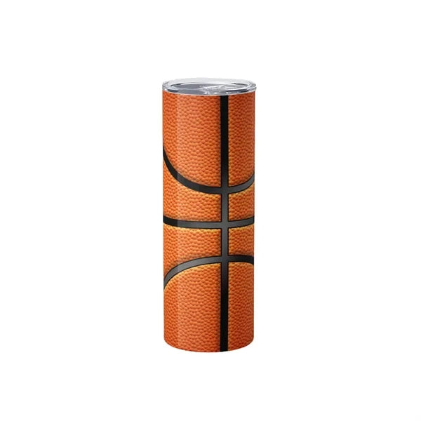 20oz Sports-Themed Stainless Steel Insulated Tumbler