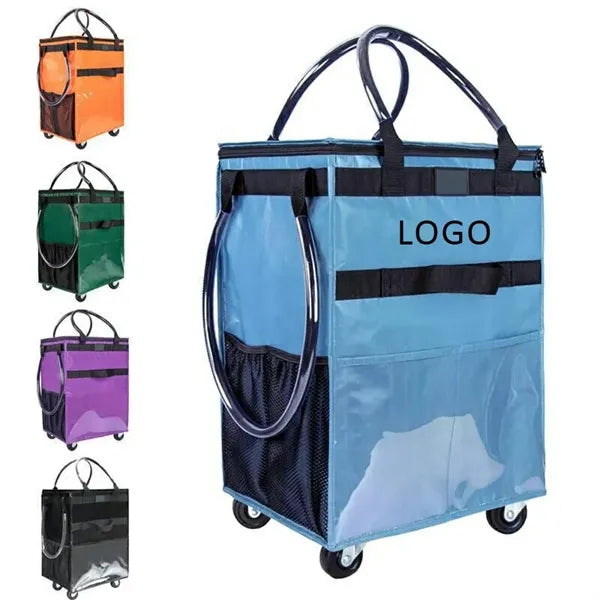 Smart Fold Wheeled Travel Tote Bag