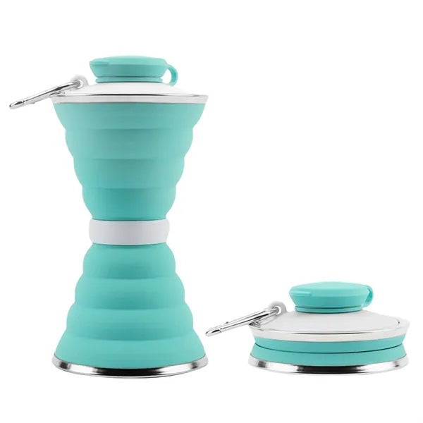 17oz Double-Fold Silicone Collapsible Water Cup