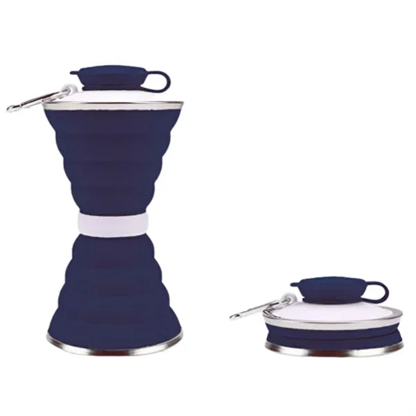 17oz Double-Fold Silicone Collapsible Water Cup