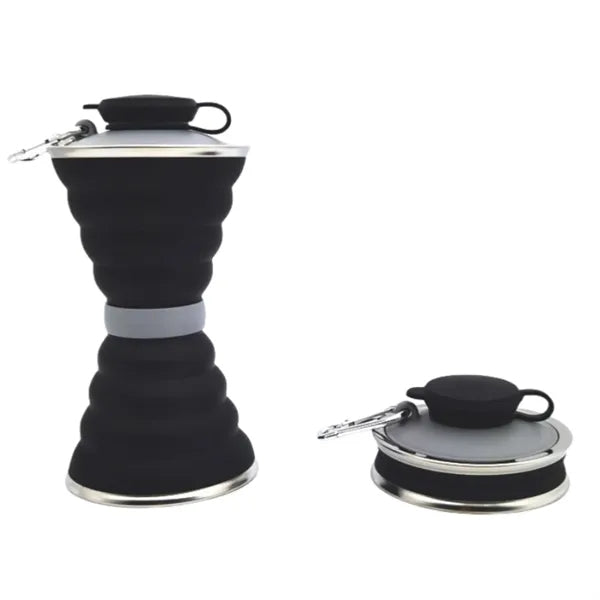 17oz Double-Fold Silicone Collapsible Water Cup