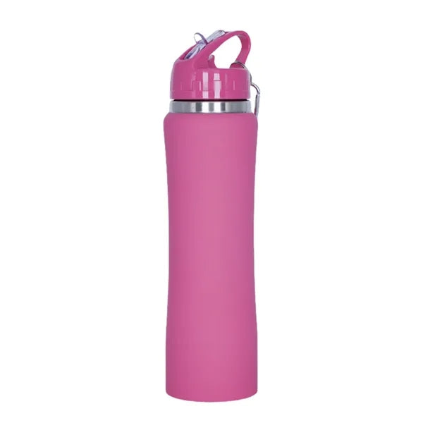 20oz Slim Waist Stainless Steel Straw Handheld Travel Mug