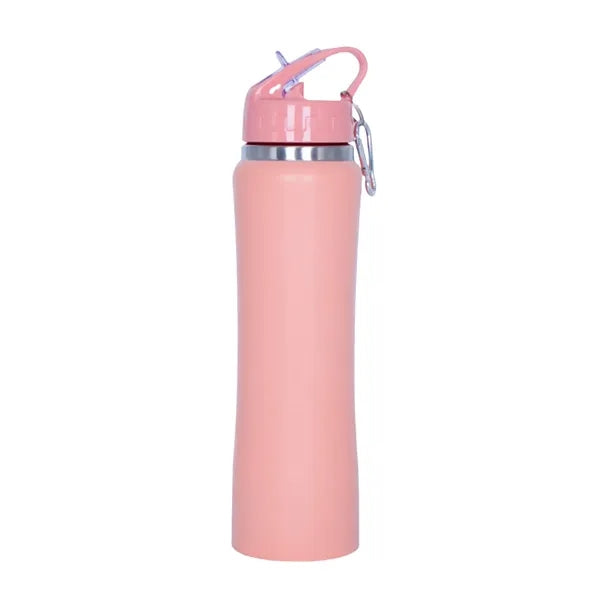 20oz Slim Waist Stainless Steel Straw Handheld Travel Mug