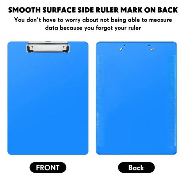 A4 Plastic Clipboards with Metal Clip