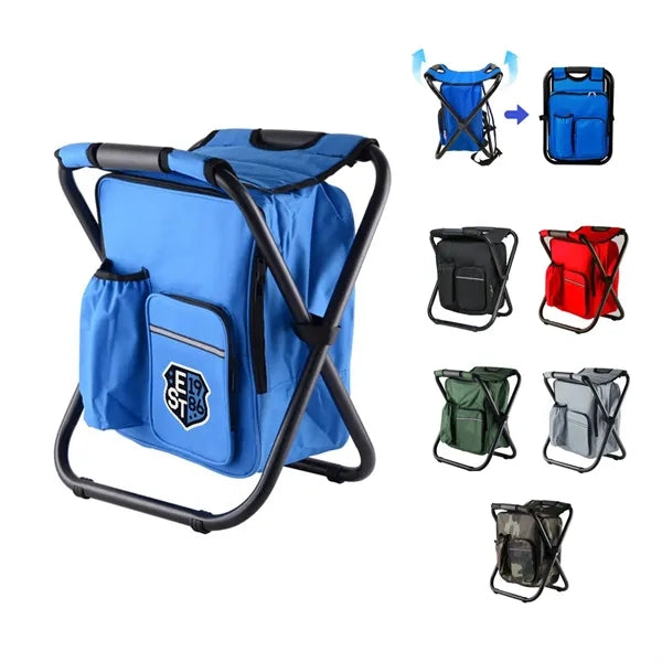 3-In-1 Portable Lightweight Folding Cooler Backpack Chair