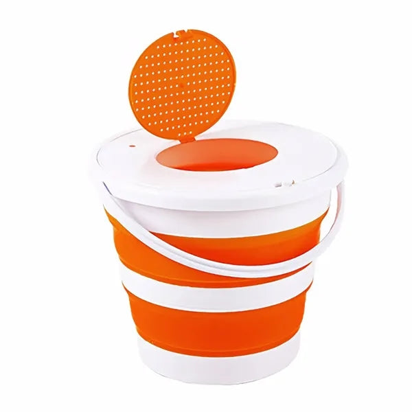 2.6 Gallon Portable Collapsible PP Bucket w/Handle