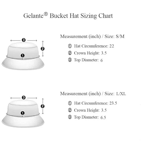 Cotton Breathable Fluorescent Bucket Hat
