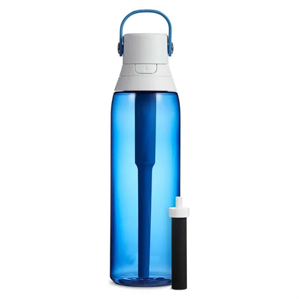26oz Portable Plastic Filter Water Bottle w/ Straw