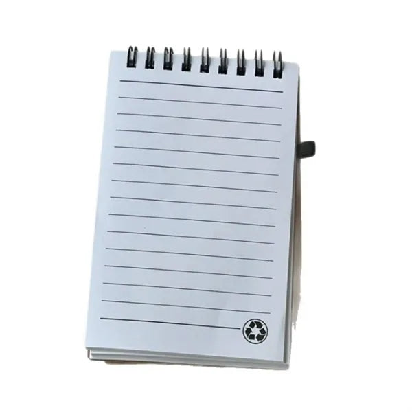 A5 Lined Spiral Notebook w/ Pen