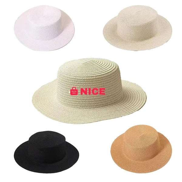 Simple Vacation Unisex Straw Hat