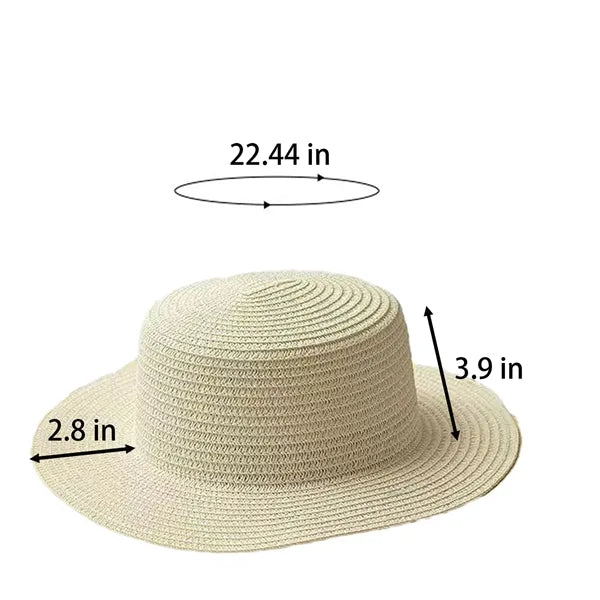 Simple Vacation Unisex Straw Hat