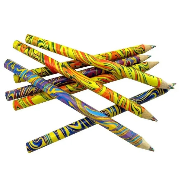 Multi color crayon pencil
