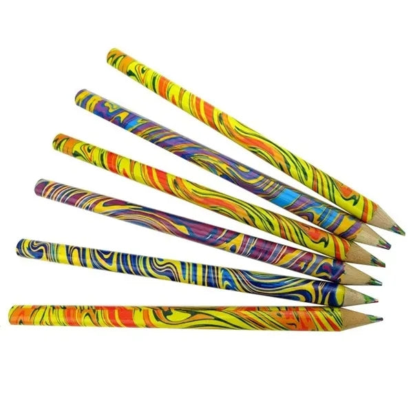 Multi color crayon pencil